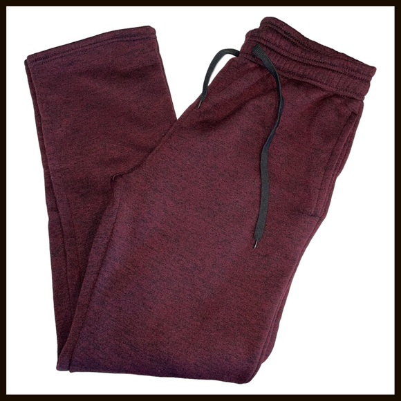Men’s Real Essentials Tech Fleece Open Bottom Sweatpants w/Pockets Small - Picture 1 of 4